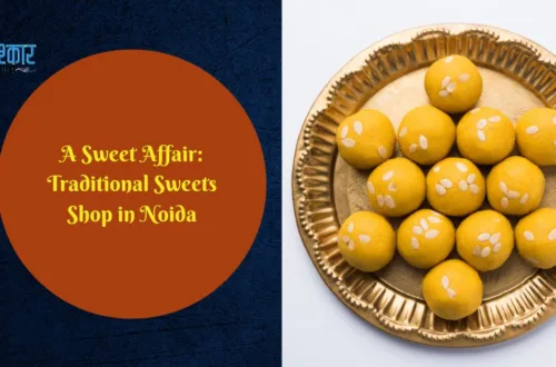 Graphic Saying: A Sweet Affair - Traditional Sweets Shop in Noida